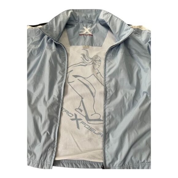 ZeroXposur Women’s XL Light Blue Full-Zip Windbreaker Jacket - Picture 5 of 12